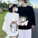 ペアルック トレーナー 裏起毛 愛犬 可愛い カジュアル 秋 冬 ブランド ペアルック カップル お揃い 服 レディース おしゃれ 春 ペアルックトレーナー 大...