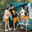 親子 ペアルック tシャツ 夏 ペア tシャツ 夏 クマ キャップ インフルエンサー 高級 夏服 親子コーデ 赤ちゃん 親子ペアルック ペアtシャツ 半袖 コー...