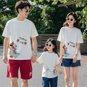 親子 ペアルック tシャツ 夏 ペア カジュアル フラワー キッズ 夏 恐竜 半袖 綿 薄手 夏服 親子コーデ 赤ちゃん 親子ペアルック ペアtシャツ 半袖 コ...