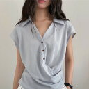 tシャツ レディース 半袖 夏 無地 シンプル カジュアル Vネック トップス ブラウス ブランド 大人 かわいい 大きい 吸汗速乾 ゆったり 韓国 ファッション ビッグシルエットおしゃれ ビッグtシャツ コットン 韓国服 おうちコーデ ニュートラルカラー