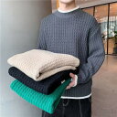 ニット セーター メンズ クルーネック ニット クルーネックセーター メンズ 秋冬 洗える トップス おしゃれ 冬服 ふわふわ 大人 ニット セーター トップス...