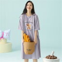 ルームウェア ワンピース レディース 夏 春 カジュアル 夏 ゆったり ネグリジェ 半袖 綿 薄手 パジャマ ブランド かわいい 大人 半袖 春秋 おしゃれ 部...
