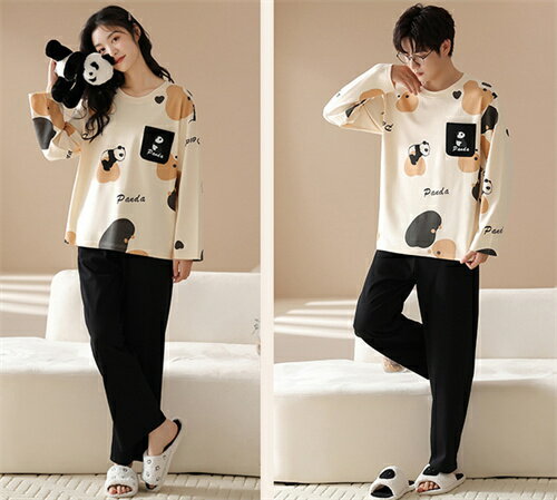 ペアパジャマ カップル ペア ルームウェア ペアパジャマ 秋 冬 綿 結婚祝い プレゼント ペアパジャマ 大きいサイズ お祝い 長袖 カップル ペア パジャマ ギフト 上下 セット レディース 部屋着 ペアルック カップル メンズ パジャマ ルームウェア ペア シンプル 可愛い