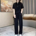 ジャージ 上下セット レディース 無地 シンプル tシャツ カジュアル 若見え セットアップ おしゃれ 半袖 ジャンスカ 2点セット 上下 2点 スウェット 夏...