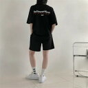 ジャージ 上下セット レディース 綿 セットアップ ゆったり ホワイト コンフォート スポーツ 韓国 半袖トップス ショートパンツ 半袖 おしゃれ 上下 セット...