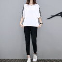 ジャージ 上下セット レディース tシャツ カジュアル 学生 着痩せ 韓国 2点セット ジャージ セットアップ 半袖 おしゃれ 上下 セット スウェット 夏 春...