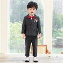 子供 スーツ 6点セット 卒業式 スーツ 男の子 入学式 スーツ 子供 セットアップ 子ども スーツ ピアノ 発表会 フォーマルスーツ 子供 七五三 結婚式 キ...