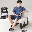 パジャマ メンズ 半袖 カジュアル 夏 大きいサイズ シンプル 綿100% おしゃれ 半袖トップス ショートパンツ ブランド セットアップ 夏用 上下セット ル...