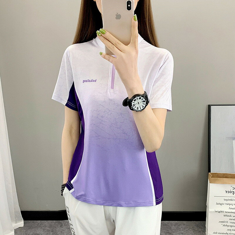 ゴルフウェア 半袖 レディース グラデーション スリムフィット アウトドア 着痩せ 通気 速乾 夏 トップス 大きいサイズ おしゃれ ゴルフ レディース ポロシャツ 春夏 初心者 吸汗性 速乾性 放熱性 ゴルフ ポロシャツ 派手 ブランド 機能性 動きやすさや 着心地