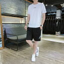ジャージ 上下 メンズ 夏 半袖 シンプル 薄手 uネック カジュアル ゆったり ジャンスカ 2点セット 大きいサイズ 上下2点セット ブランド おしゃれ セッ...