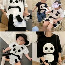 親子 ペアルック tシャツ ペア 白 黒 パンダ 夏服 親子コーデ 赤ちゃん 親子 ペアtシャツ 半袖 コーデ 夏 家族 お揃い tシャツ ブランド 大人 子供...