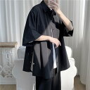 シャツ メンズ 半袖 ブラウス おしゃれ 襟付き 半袖シャツ 夏 体型カバー トップス 半袖ブラウス メンズ カジュアル シャツ ブランド 通勤 大きいサイズ ...