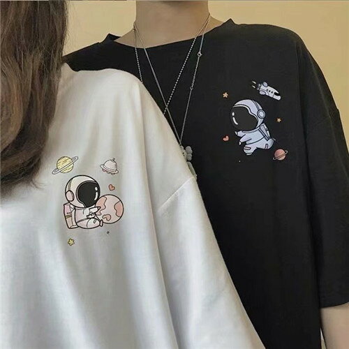 カップル ペア tシャツ ブランド ペアルック カップル 春夏 服 メンズ tシャツ 半袖 レディース おしゃれ ペアルック tシャツ 可愛い 綿 カップル お揃い プレゼント 夫婦 tシャツ おもしろ カップル 友達 オシャレ ギフト ペア カップル カジュアル シンプル 黒 白