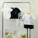 親子 ペアルック tシャツ ペア クマ 可愛い シンプル 夏服 親子コーデ 赤ちゃん 親子ペアルック ペアtシャツ 半袖 コーデ 夏 家族 お揃い tシャツ ブ...