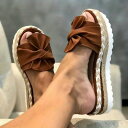 厚底 サンダル レディース コンフォートサンダル ミュール ウェッジソール 涼しい ウエッジソール 夏 大きいサイズ スリッポン おしゃれ リボン 身長アップ ...