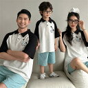 親子 ペアルック tシャツ 夏 ペア 韓国 夏服 親子コーデ 赤ちゃん 親子ペアルック ペアtシャツ 半袖 コーデ 家族 お揃い tシャツ ブランド 大人 子供...