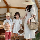 親子 ペアルック シャツ 夏 ワンピース 女性 半袖 ワンピース ペア 夏服 親子コーデ 赤ちゃん 親子ペアルック ペアシャツ 半袖 コーデ 家族 お揃い シャ...