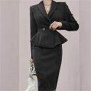スーツ レディース セットアップ OL ジャケット 韓国 2点セット スカートスーツ レディース スーツ セット 結婚式 入学式 卒業式 ママ フォーマルスーツ...