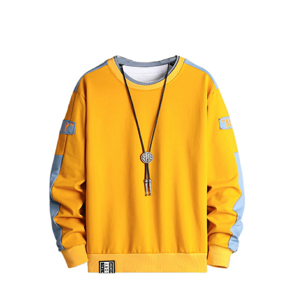 STONE  2022AW ロンT スウェット トップス 黄色 STONE ISLAND（ストーン アイランド） 美品 ロゴワッペン付き