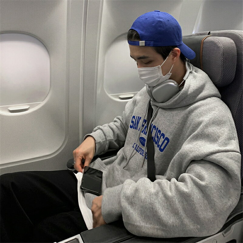 メンズ パーカー おしゃれ 長袖 プリント ゆったり 春 秋 ストリートコーデ 綿100％ フーデッド 韓国 ..