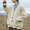 メンズ カーディガン ジャケット ゆったり 前開き カップル セーター 秋冬 カットソー ニットカーディガン 秋 冬 薄手 トップス ファッション 肩掛け 長袖 おしゃれ カーデ 男性用 春 秋服 プレゼント 父の日 ギフト