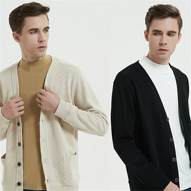 メンズ カーディガン Vネック ジャケット 前開き ニット ニットカーディガン 秋 冬 薄手 トップス ファッション 肩掛け 長袖 おしゃれ カーデ 男性用 春...
