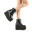 厚底 ブーツ レディース ワークブーツ 厚底 レディースブーツ 編み上げ 撥水 boot おしゃれ サイドジッパー ワーク 身長アップ ショートブーツ 歩きやす...