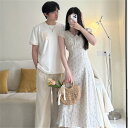 カップル ペア tシャツ ブランド レディース ワンピース シンプル カジュアル 着痩せ ワンピース 夏 夏服 花柄 ペアルック カップル 春夏 服 メンズ tシャツ 半袖 おしゃれ ペアルック tシャツ カップル お揃い プレゼント 夫婦 おもしろ カップル 友達 ギフト人気
