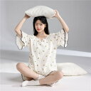 パジャマ レディース 夏用 ルームウェア 薄手 夏 シンプル カジュアル 夏 ゆったり 薄手 2点セット 半袖トップス+ショートパンツ 春 かわいい 上下セット...