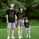 親子 ペアルック tシャツ 夏 ペア tシャツ uネック 大きいサイズ 半袖 綿 高級 夏服 親子コーデ 赤ちゃん 親子ペアルック ペアtシャツ 半袖 コーデ ...