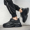 厚底 スニーカー メンズ 運動靴 ローカット 春 カジュアル ローカット おしゃれ 通気性 ダッドスニーカー スポーツシューズ きれいめ 身長アップ 靴 細身 ...