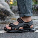サンダル メンズ スポーツサンダル かかと付き ソフト 身長アップ 夏 アウトドア ビーチ スポーツ 通気性 滑り止め オープントゥ サンダル メンズ ブランド...