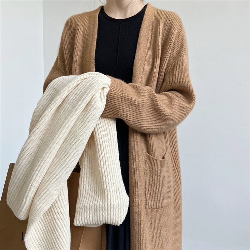 レディース カーディガン 秋 厚手 レトロ 前開き セーター 秋冬 ニット ミモレ丈 きれいめ ボレロ 秋用 ロング丈 長袖 ゆったり 冬 アウター レディース トップス UV カーディガン オーバーサイズ 秋冬 レディースファッション