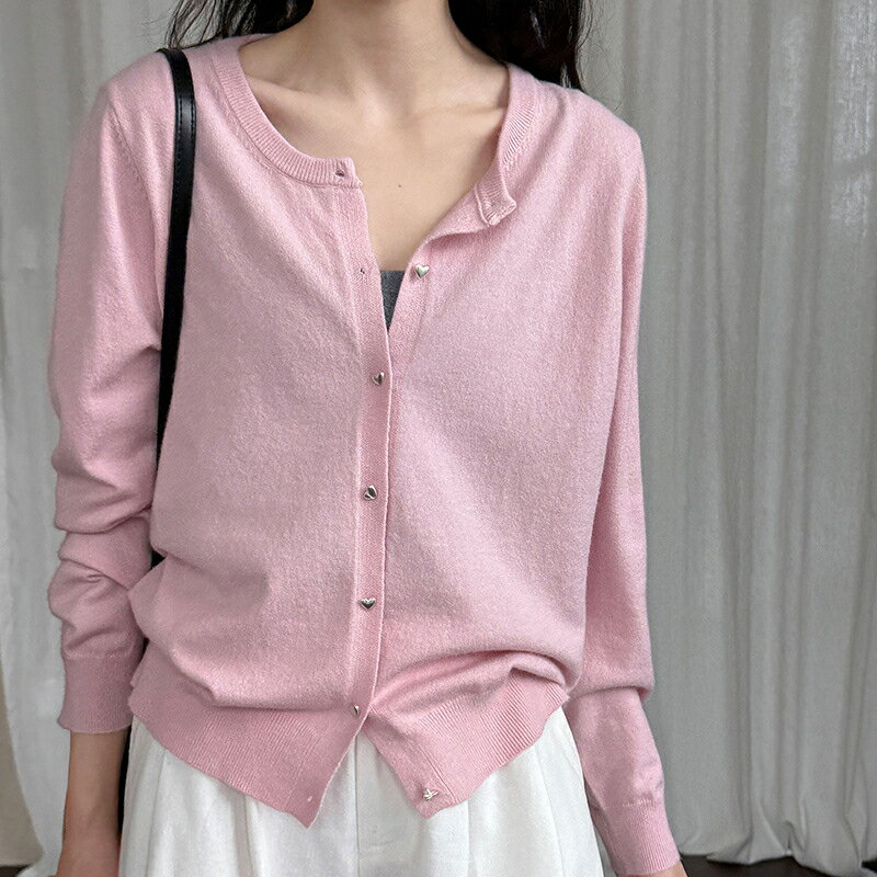 レディース カーディガン 秋 薄手 着痩せ セーター ハート 秋 カットソー きれいめ ボレロ 秋用 ショート丈 長袖 ゆったり 冬 アウター レディース トップス UV カーディガン オーバーサイズ 秋冬 レディースファッション