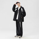セットアップ ジャージ メンズ カジュアル アウトドア 春 秋 長袖トップス 2点セット 長袖 韓国風 秋服 2点 上下 セット トップス パンツ 大きいサイズ...