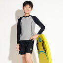 子供 水着 男の子 セット キッズ 長袖トップス 日焼け防止 半袖 ラッシュガード 140 150 160 中学生 男子 小学生 子供用フィットネス水着 みずぎ スイミング スクール子供水着 スイムウェア 海水浴 水遊び 日焼け止め 防寒保温