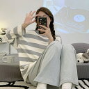 パジャマ レディース 冬用 長袖 ルームウェア きれいめ 秋 カジュアル アニメ かわいい 大きいサイズ ゆったり 春 長袖トップス ロングパンツ 2点セット ...