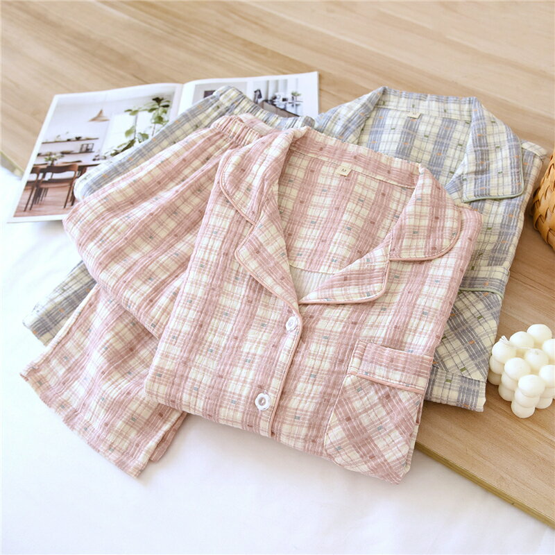 ペア パジャマ 長袖 男女2着 セット 綿100％ カップル 春 秋 長袖トップス ロングパンツ ルームウェア ..