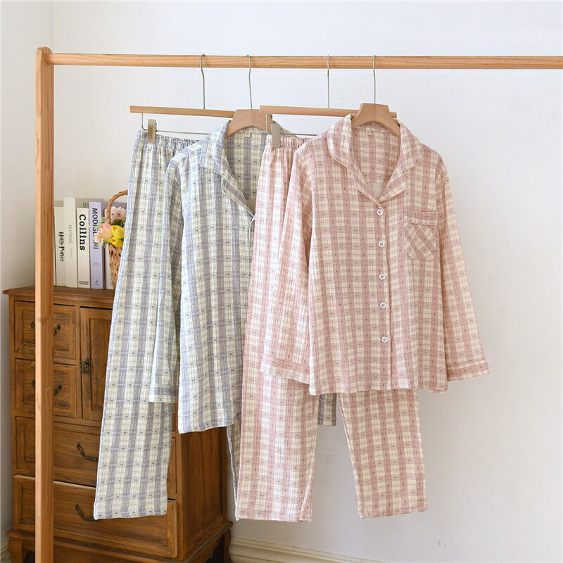 ペア パジャマ 長袖 男女2着 セット 綿100％ カップル 春 秋 長袖トップス ロングパンツ ルームウェア 前開き 冬 コットン ペアパジャマ 結婚祝い プレゼント お祝い おもしろ 春秋 夫婦 ギフト 上下セット レディース 部屋着 メンズ