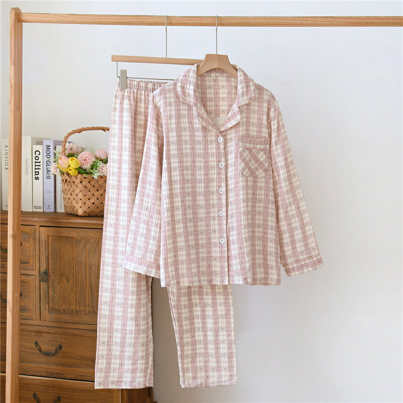 ペア パジャマ 長袖 男女2着 セット 綿100％ カップル 春 秋 長袖トップス ロングパンツ ルームウェア 前開き 冬 コットン ペアパジャマ 結婚祝い プレゼント お祝い おもしろ 春秋 夫婦 ギフト 上下セット レディース 部屋着 メンズ