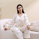 マタニティ パジャマ 前開き 長袖 産後 春 秋 シンプル 綿100% 2点セット パッド付き 春夏 ルームウェア 授乳 春秋 ギフト ルーム パンツ トップス...