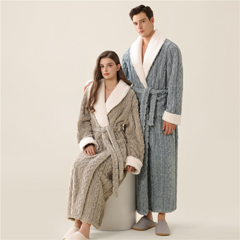 バスローブ ペア カップル もこもこ 冬 パジャマ 無地 ロング ルームウェア タオル地 レディース バスローブ単品 メンズ 大きいサイズ 高級 ガウン バスタオル ふわふわ 部屋着 母の日 プレゼント ママ 厚手 秋 着るタオル 風呂上がり おしゃれ 旅行 人気 着心地