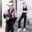 ランニングウェア レディース 5点セット 春夏 セット ウェア おしゃれ 可愛い かわいい トレーニングウェア ジムウェア ジム ヨガウェア スポーツウエア 女性 秋冬 トップス 夏 長袖アウター スポーツブラ レギンス ショートパンツ 吸汗速乾 ヨガウェア セット 灰色 ピンク