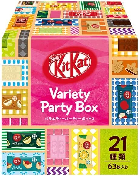 ネスレ日本 キットカットミニ バラエティーパーティーボックス 727.5g (21種X各3枚)のサムネイル
