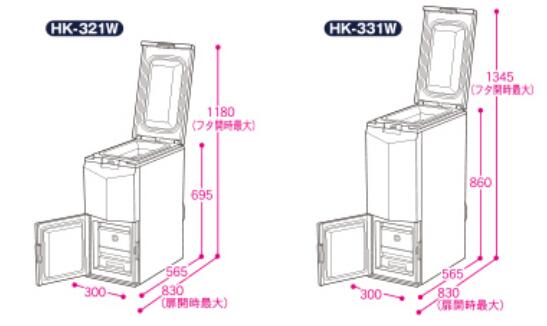 エムケー精工保冷米びつ「CoolAce」HK-231W米容量31kgタイプ