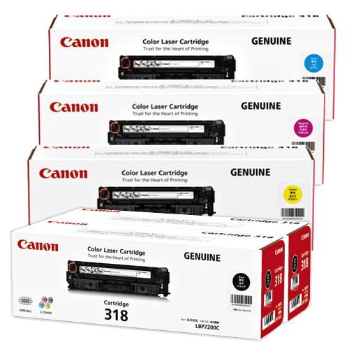 楽天市場】canon トナーカートリッジ318 4色の通販 楽天市場】canon トナーカートリッジ318 4色の通販