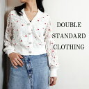 【2024春夏新作】DOUBLE STANDARD CLOTHING ダブルスタンダードクロージング ダブスタ ハート刺繍レースカーディガン トップス オフxレッド ブラックxレッド 春夏 レディース 0209590241