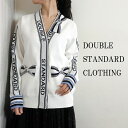 y2024tĐVzDOUBLE STANDARD CLOTHING _uX^_[hN[WO _uX^ IWiS{jbgJ[fBK gbvX S J[fBK It lCr[ t fB[X 0209320241