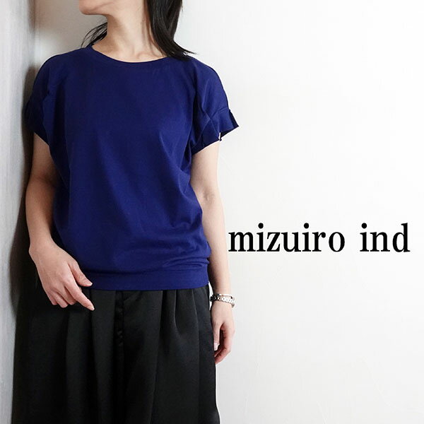 mizuiro ind レースコンビクルーネックプルオーバー