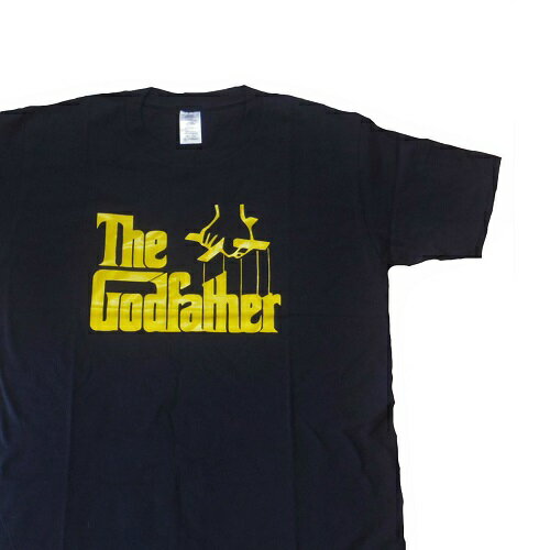 ゴッドファーザー プリント 半袖Tシャツ ブラック 黒 メンズ GOD FATHER メンズ レディース ユニセックス do dower 映画 マフィア